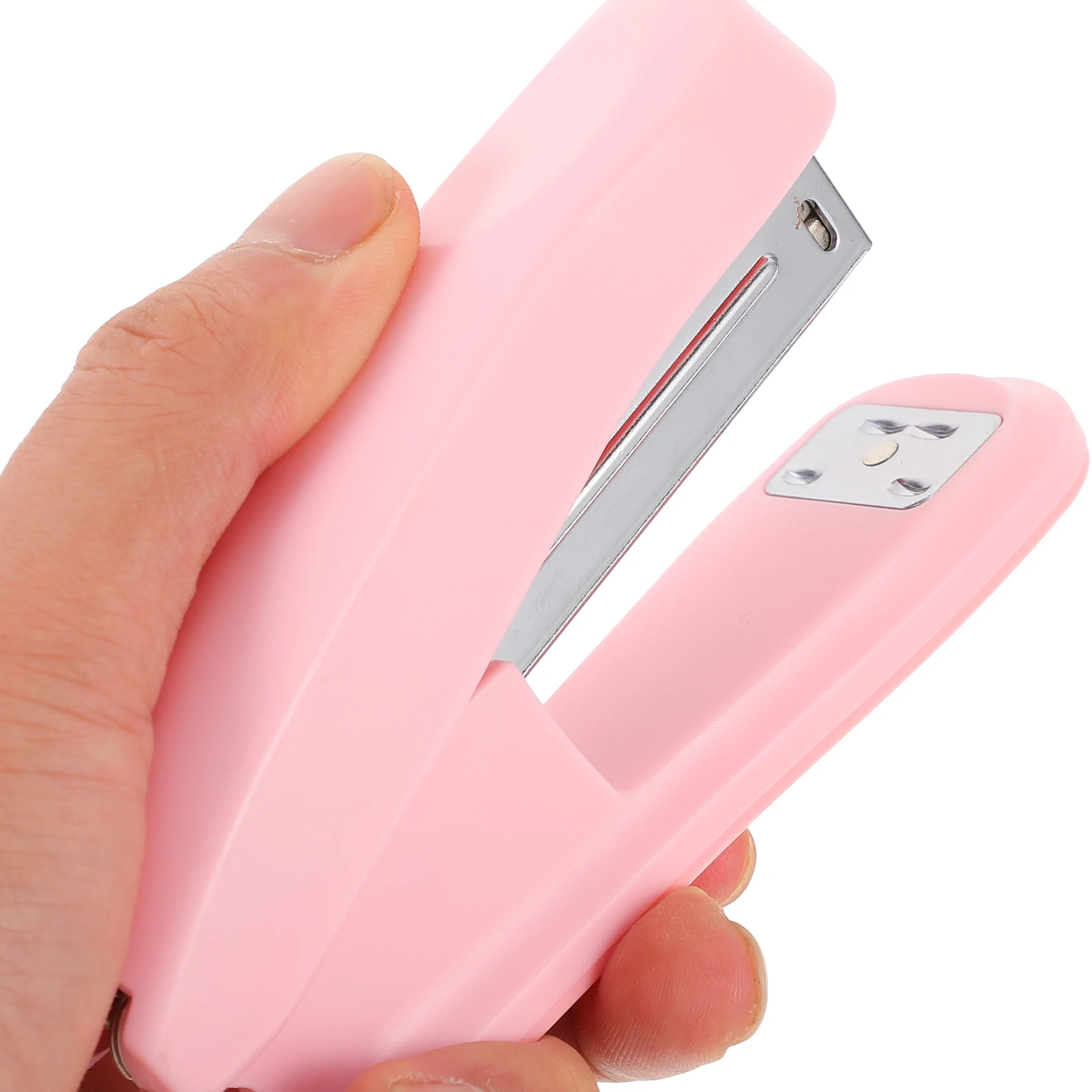 

Small Compact Stapler for Office Metal Desktop Stapler Portable Hand Tool Classroom Supplies Heavy Duty