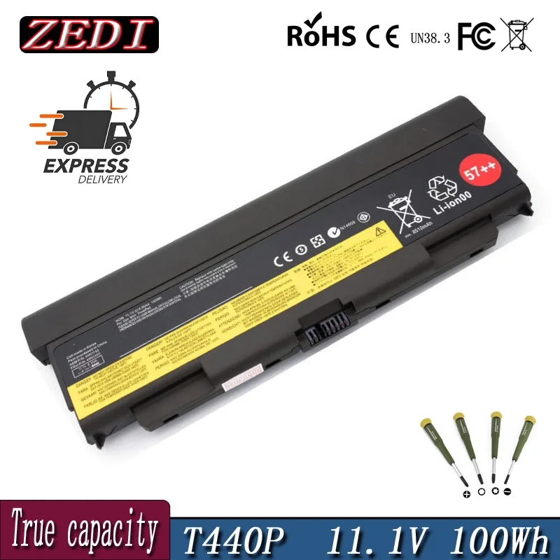 

45N1152 45N1153 Laptop Battery For Lenovo ThinkPad T440P T540P W540 L540 L440 45N1145 45N1149 45N1151 11.1V 100Wh 8960mAh 57++