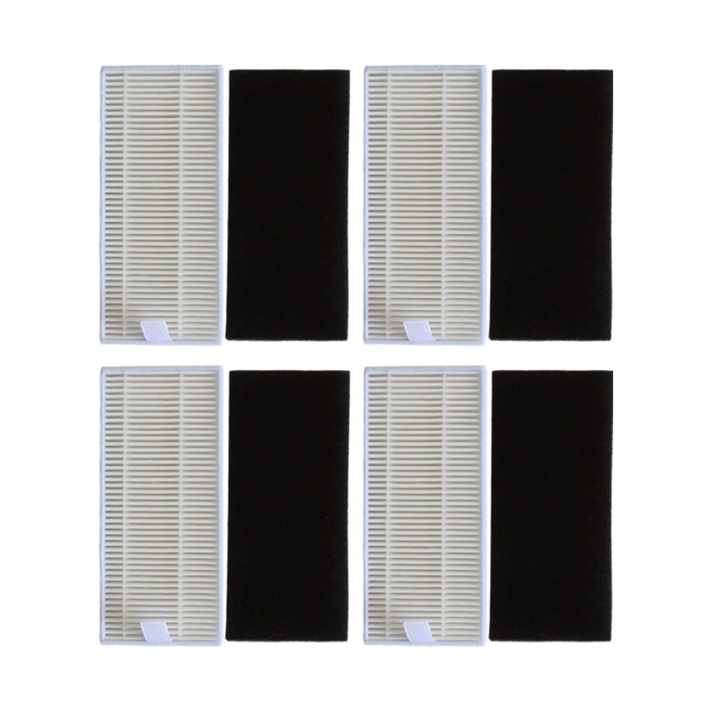 For Neabot Q11 Robot Vacuum Cleaner Filter Set with 4 HEPA Lenses for Efficient Dust Capture and Easy Cleaning