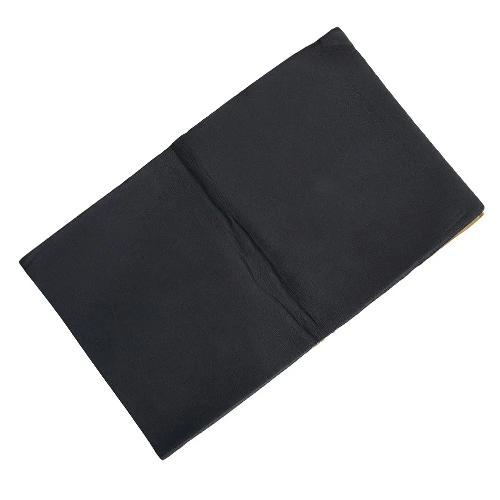4Pcs Car Soundproof Cotton 10Mm 50x30cm Sound Insulation Cotton Noise Reduction Sound Absorbing Car Accessories Black