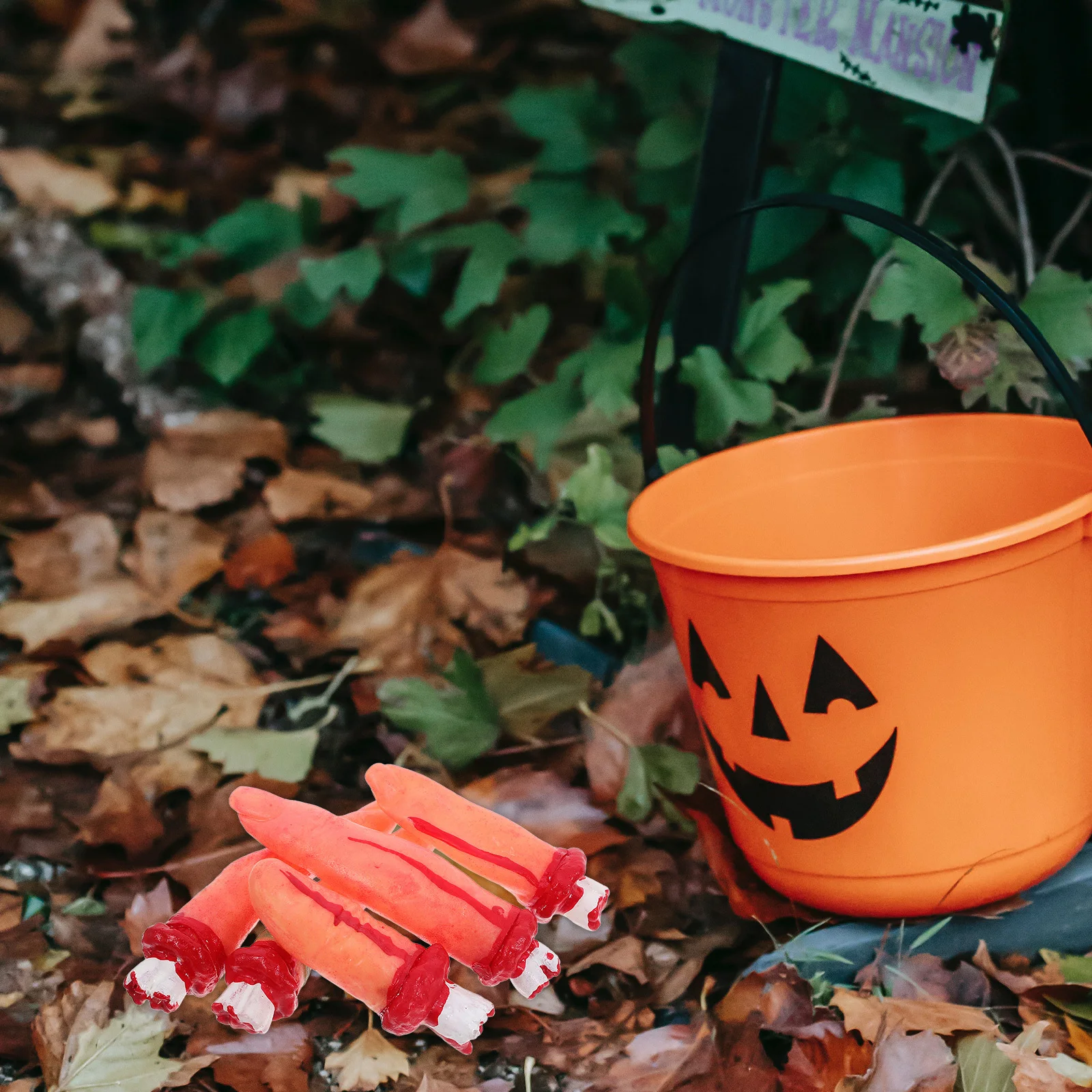 

10 шт., реквизит для искусственных пальцев, реалистичные хитрые руки для Хэллоуина, шутка, дом с привидениями, декор для косплея, поддельная кровь, товары для вечеринок