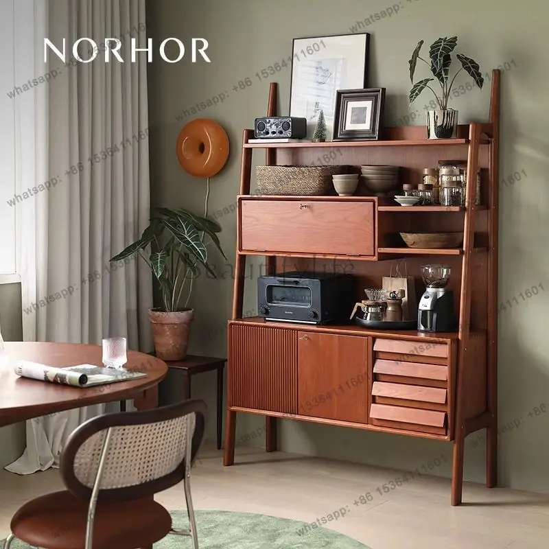 

Средневековый ретро-стиль из массива вишневого дерева, чайный шкаф, боковой шкаф, витрина