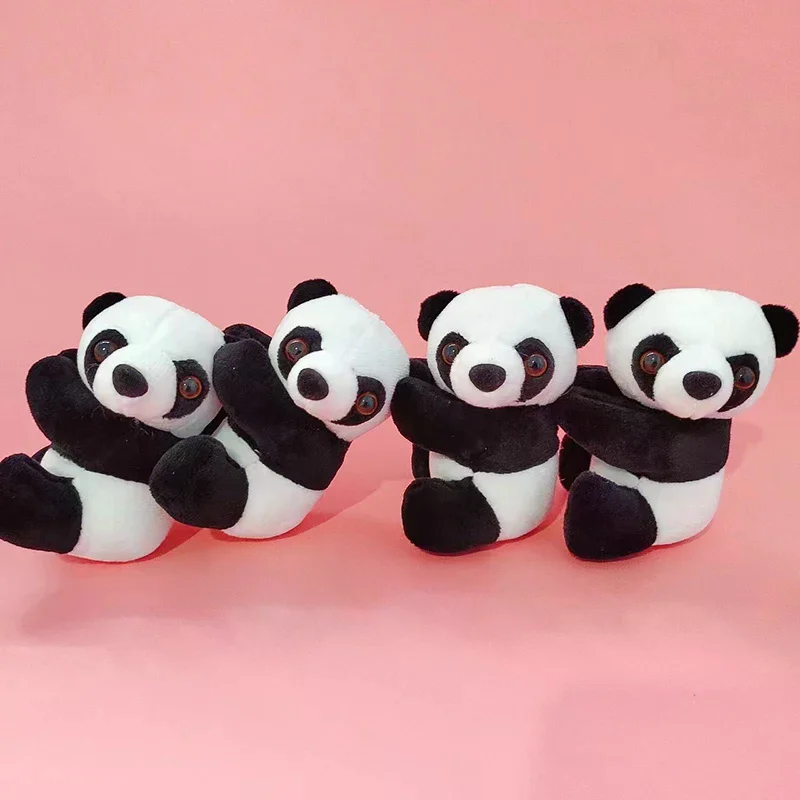 Kawaii Panda Plush Doll Toy Soft Animal Panda Clip Hugging Curtain Clip Doll Toy Curtain Tieback Holder Kids Room Decor Gift - view 4