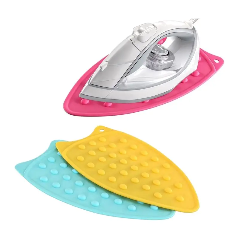 Color Silicone Heat-resistant Iron Bracket Household Ironing Board Heat Insulation Pad Hook