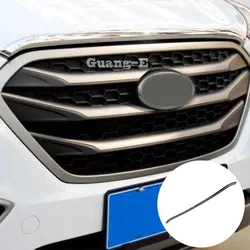 Car ABS Front Body Engine Machine Grille Grill Hood Stick Lid Trim Lamp For Hyundai IX35 2010 2011 2012 2013 2014 2015 2016 2017