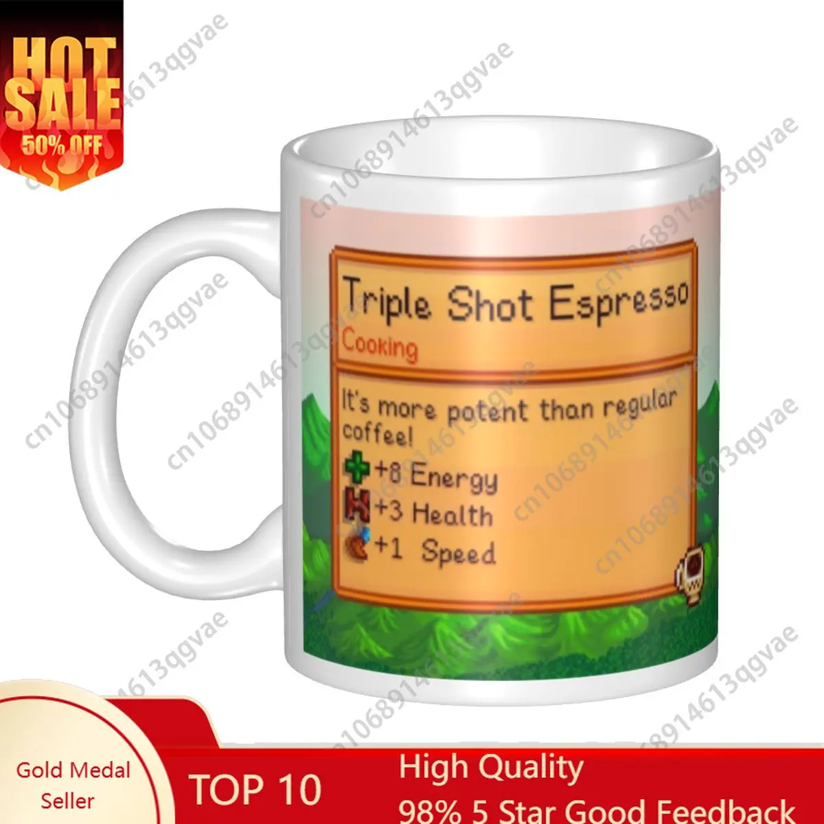 

Custom Stardew Valley Video Gamer Coffee Mugs DIY Ceramic Tea Milk Cups 11 Oz Ceramic Mugs Water Drinking Tee Juice Cups