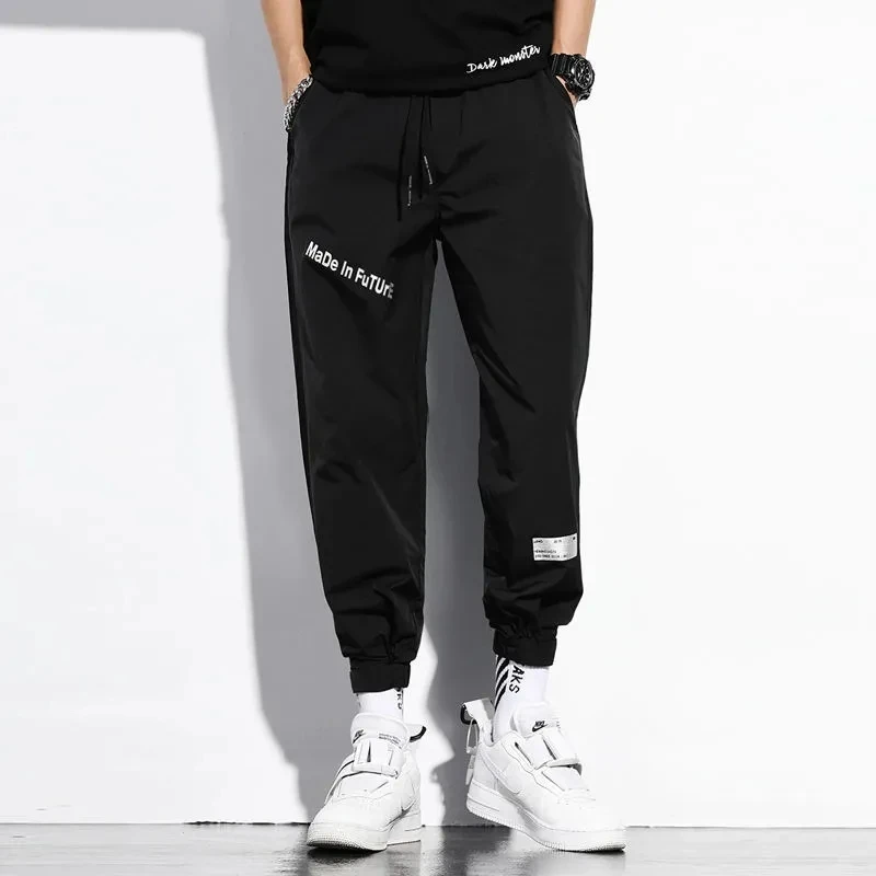 Men's Ppants Spring Autumn New Casual Pants Fashion Hip Hop Ins Wind Reflective Trend Cargo Pants Men Clothing Pantalones Hombre