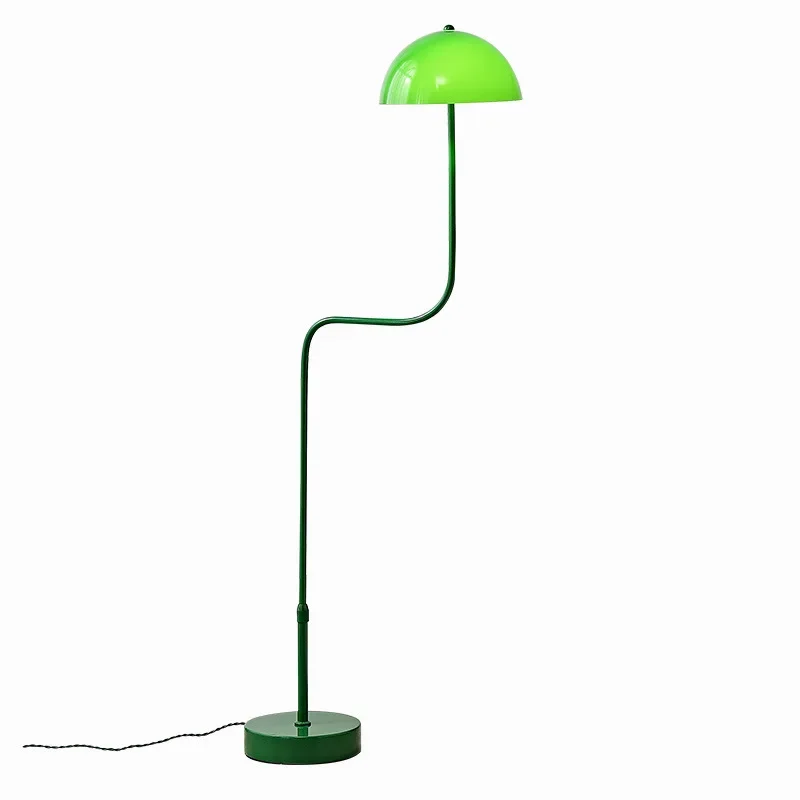 Denmark Designer Bean Sprout Floor Lamp Emerald Green Glass Shade Led Table Desk Light