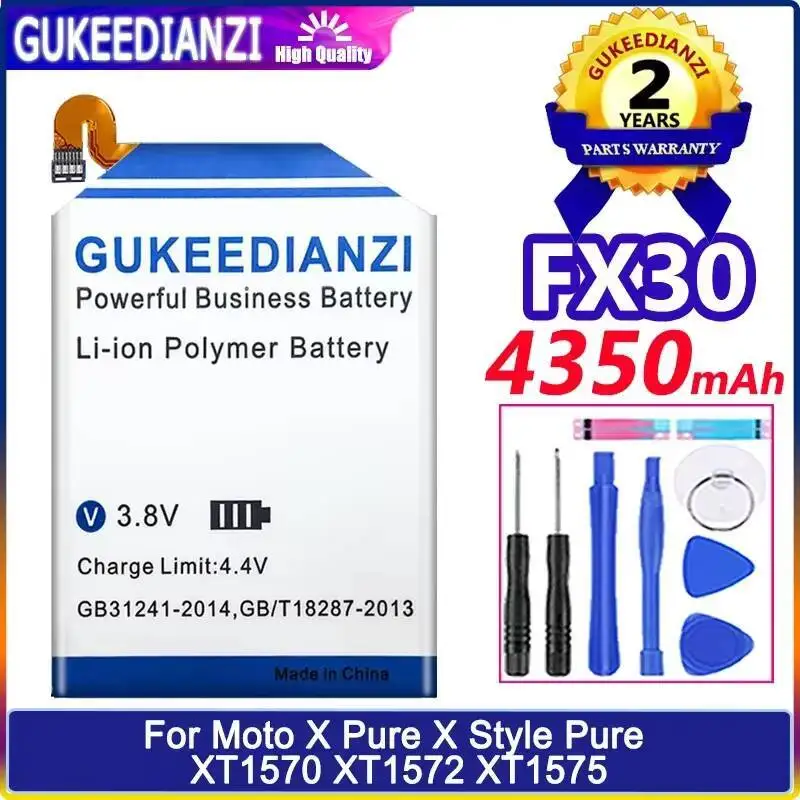 

Mobile Phone Battery FX30 4350Mah For Motorola Moto X Pure Edition Style X+2 XT1570 XT1572 XT1575