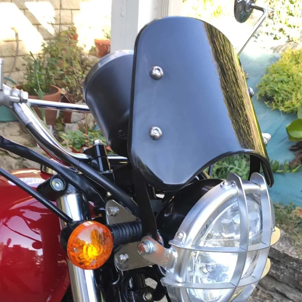 For MASH 400 Scrambler X-Ride 650 Classic Trail Accessories Retro Windscreen Windshield Wind Screen Deflector Cover Guard Parts