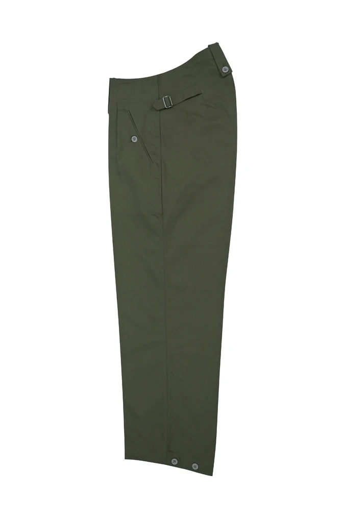 Pantalones de campo GUTB-023 WWII gaman DAK/Tropical Afrikakorps Olive M43