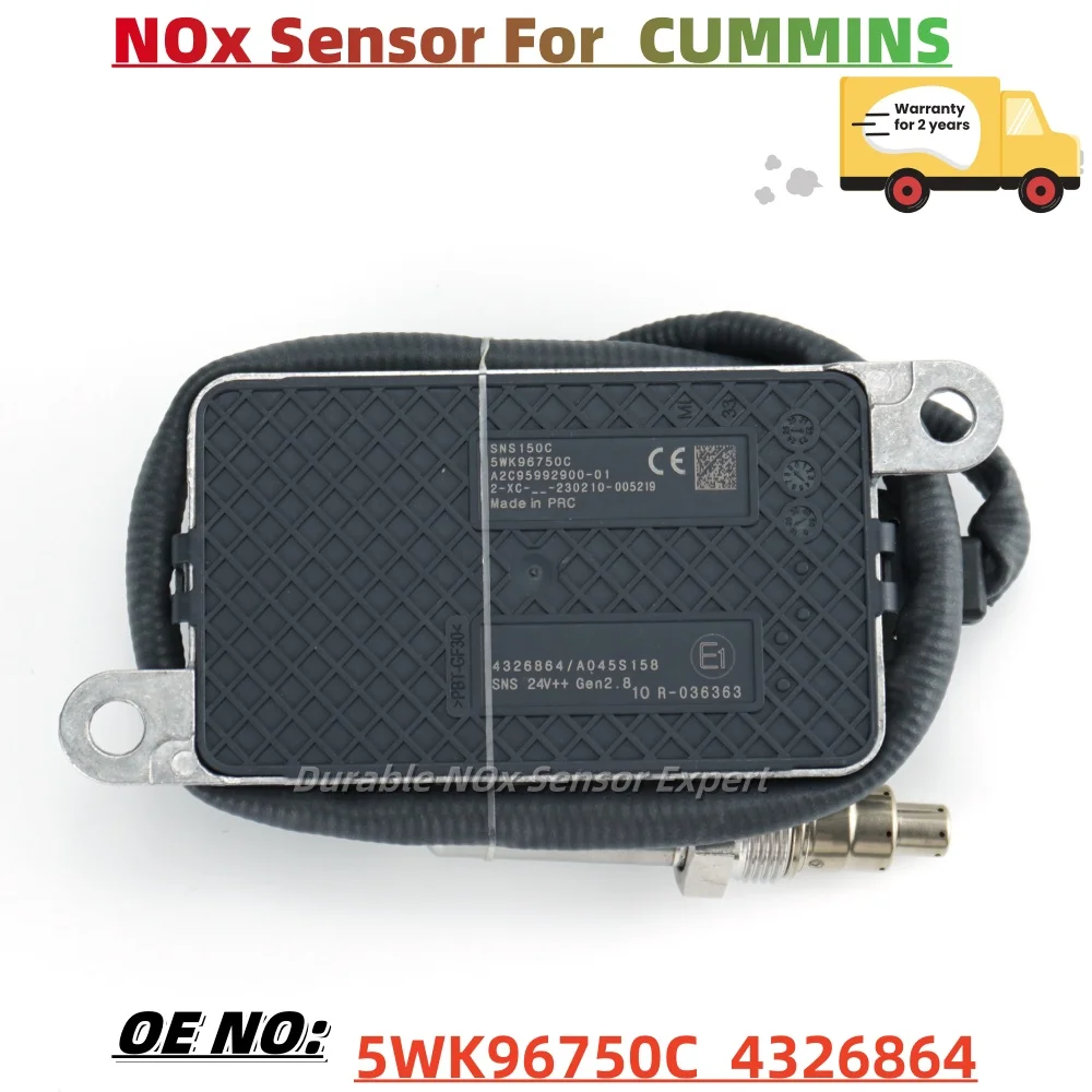 

4326864 5WK96750C A2C95992900 1710806 A045S158 Nitrogen Oxygen NOx Sensor/Sensor Probe For CUMMINS Engine Truck Car Accessories