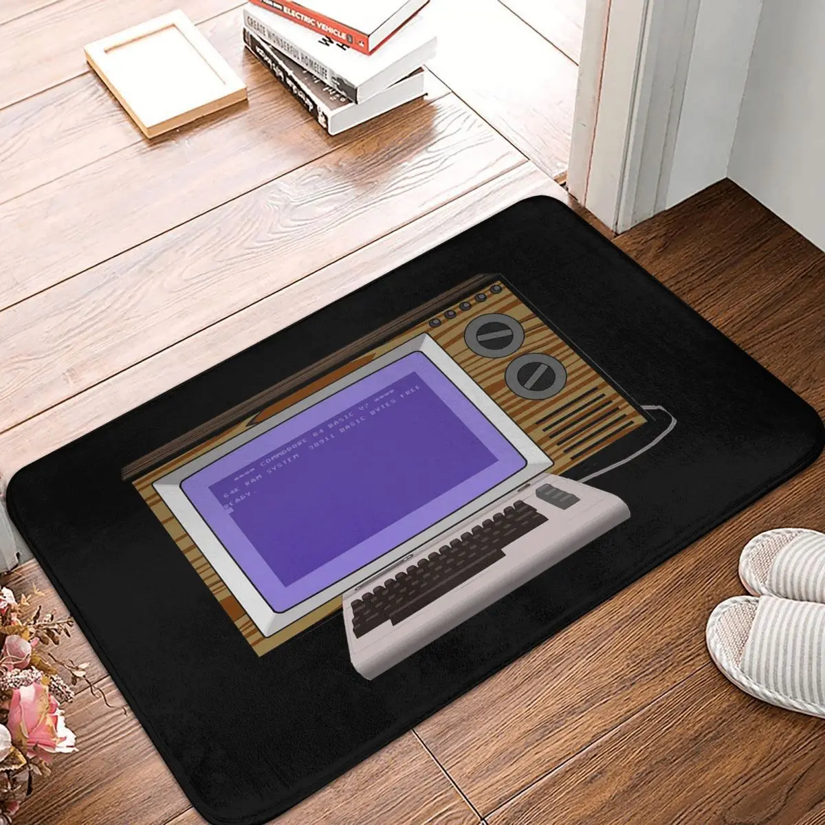 Commodore 64 Complet Home Computer Anti-slip Doormat Floor Mat Water oil proof Carpet Rug for Kitchen Entrance Home Footpad Mats