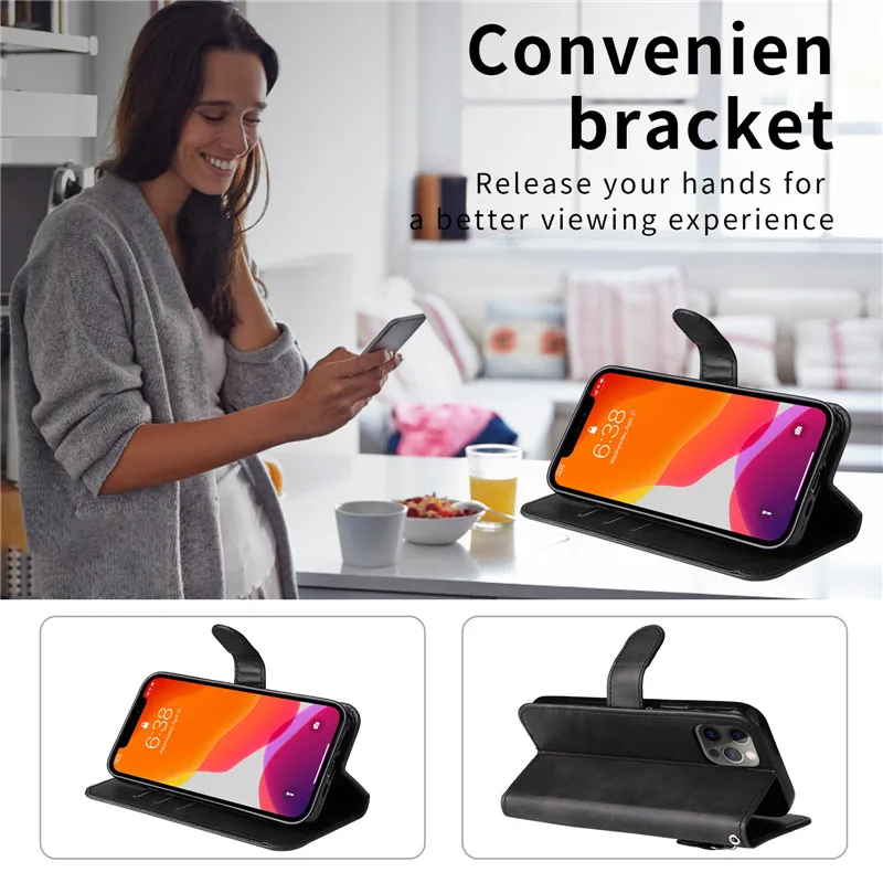 ل ممن لهم Realme 14 برو 5G 2025 سستة محفظة جلدية الحال بالنسبة Realme 8 9 10 11 12 13 14 برو زائد 8i 9i 12 + 14X غلاف كتب فاخر #5