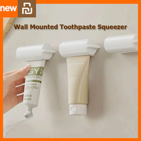 Xiami Youpin Wall-mounted Toothpaste Squeezer Bathroom Accessorie Mijia Dispenser Holder No-punch Toothbrush Organizer Househeld