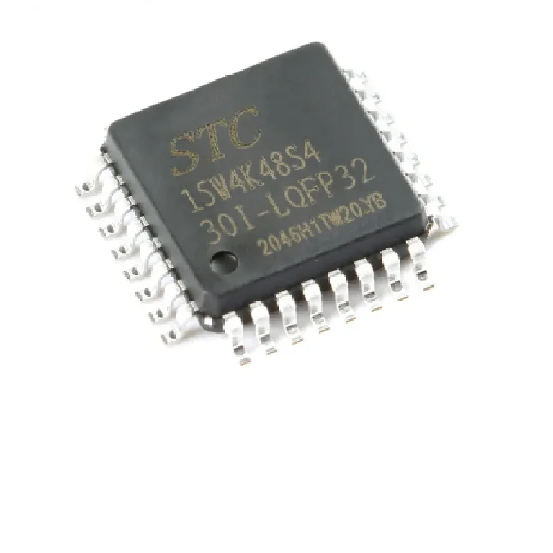 STC15W4K48S4 STC15W4K48S4-30I, STC 15W4K48S4, LQFP32, Chip único mejorado 1T 8051, microcontrolador MCU IC, Chip controlador Original