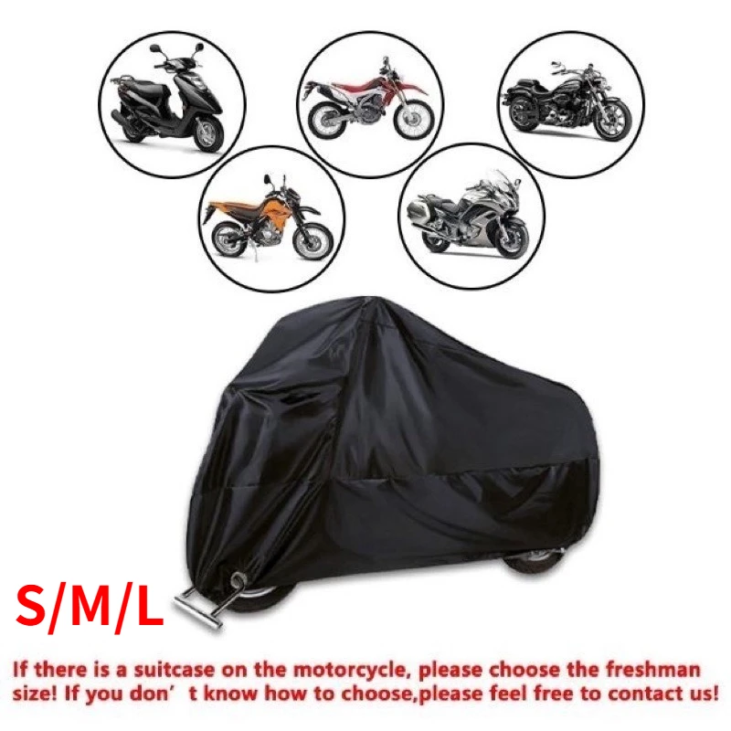 Waterproof Motorcycle Scooter Cover, Rain‑Dust‑UV Protector for NMAX  AEROX PCX MIO BEAT CLICK Motorbike Protective Accessory