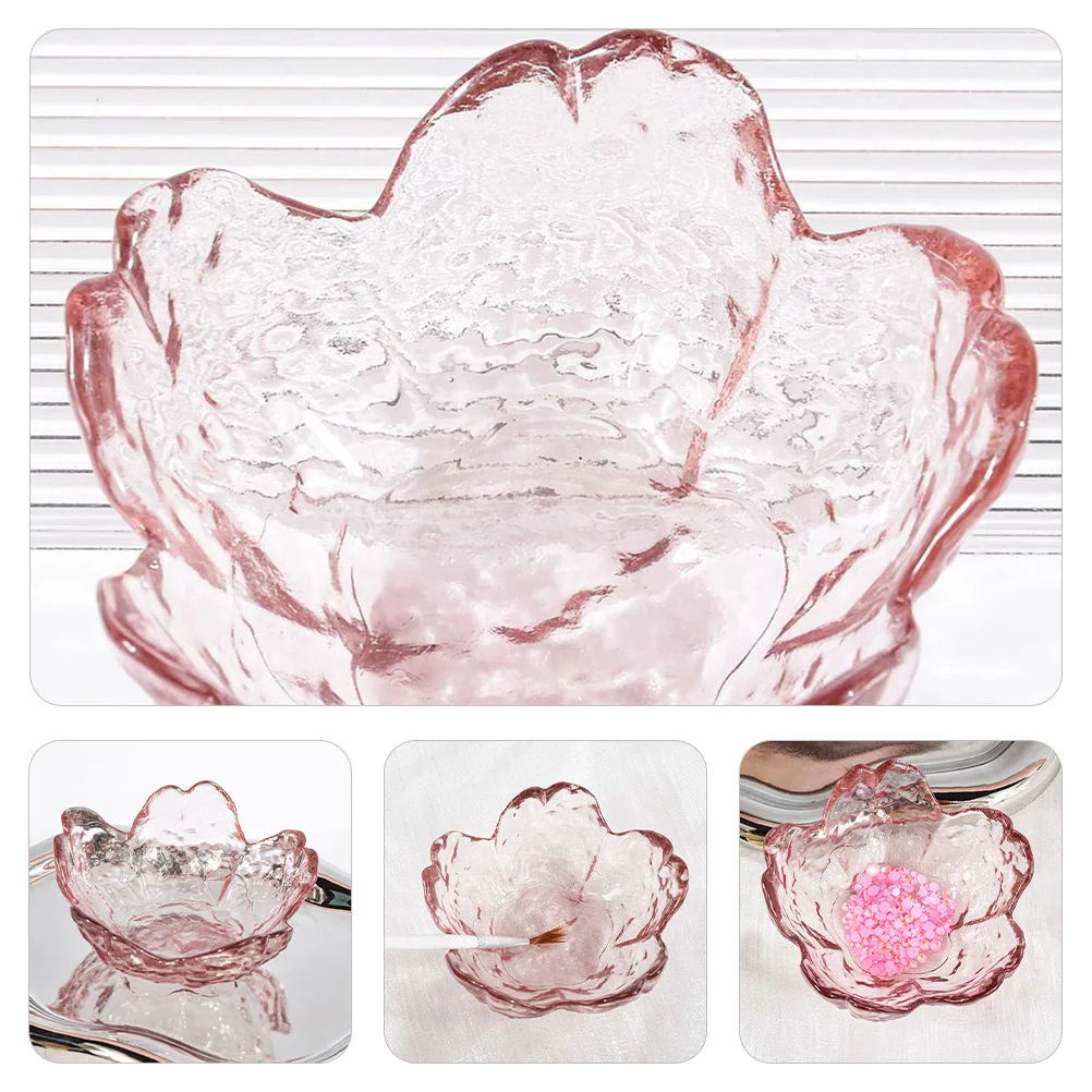 

Japanese Pen Washing Cup Manicure Nail Art Accessories Glass Dish for Acrylic Nails Reliable Safe Good Texture
