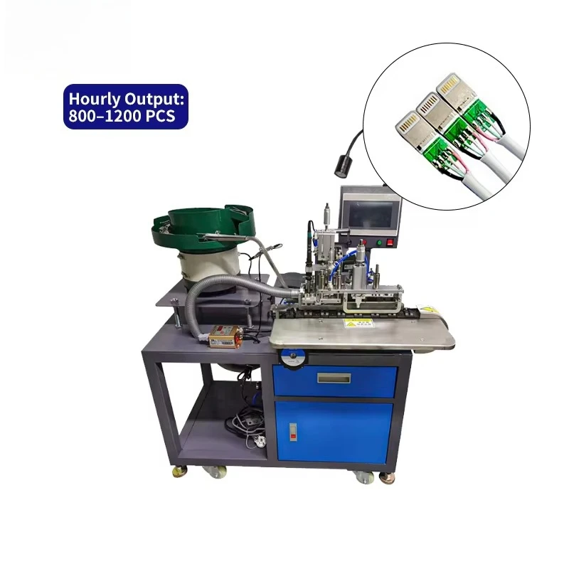 Automatic Cable Manufacturing Equipment & Soldering Machine for USB Data Cables Model JB-1069X