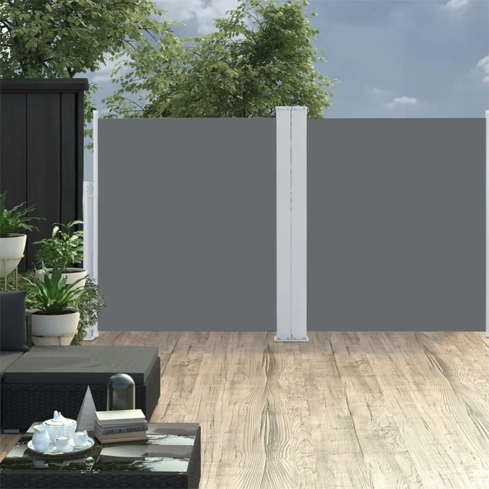 

Двусторонний тент для патио для конфиденциальности и комфорта, выдвижной дизайн, вашу террасу, балкона или патио