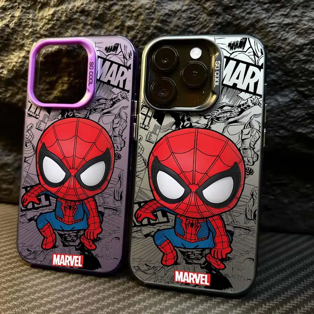 Marvel Deadpool Cute Spider Man Print Phone Case for Xiaomi Mi 13T 12T 11 Lite 5G POCO X3 Pro F4 X5 C50 C51 Shockproof Cover