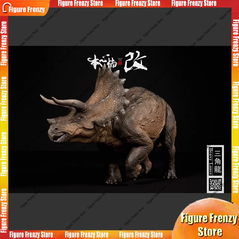 

Spot SaleNanmu Studio Triceratops Original Color Tricolor Holstein Figure Mol Toys, Collectible Scenery Ornament, Giftin Stock