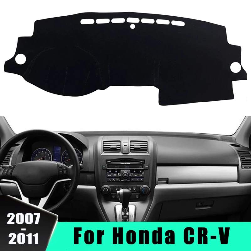 

Крышка приборной панели автомобиля, коврики от солнца, избегайте световых накладок, защитная приборная панель для Honda CR-V 2007-2011, модель автомобиля, аксессуары
