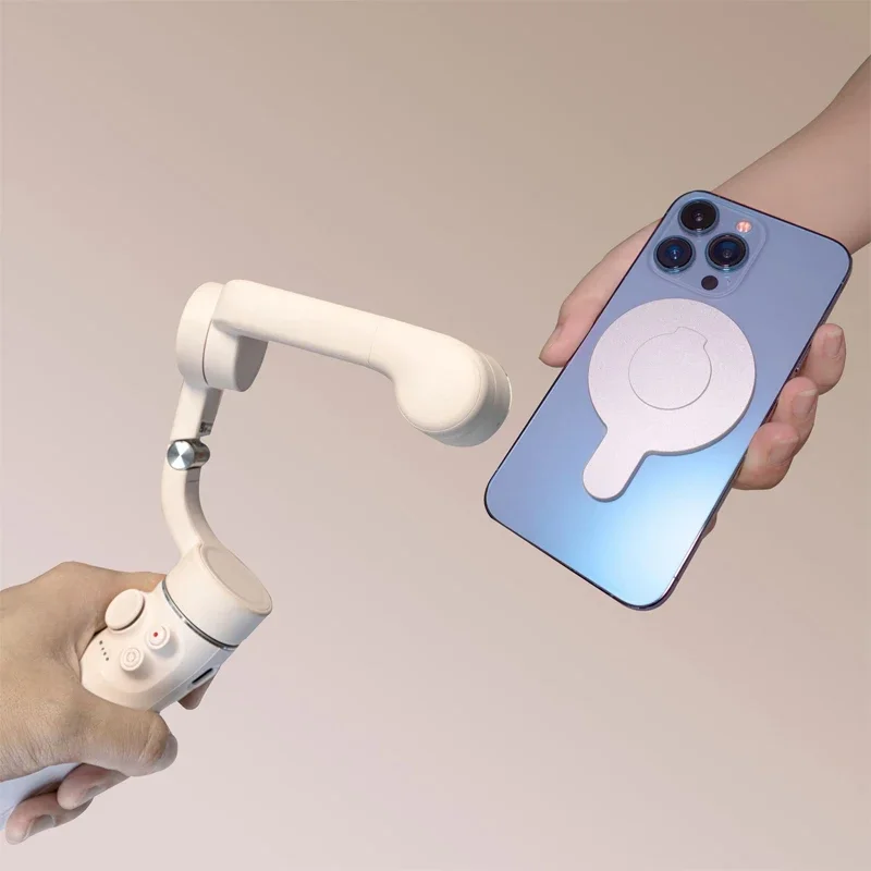 وحدة مغناطيسية قوية محول تركيب مشبك Magsafe لـ DJI Osmo Mobile 7 / OM6 / OM 5/OM4 SE ملحقات الهاتف المحمول Gimbal