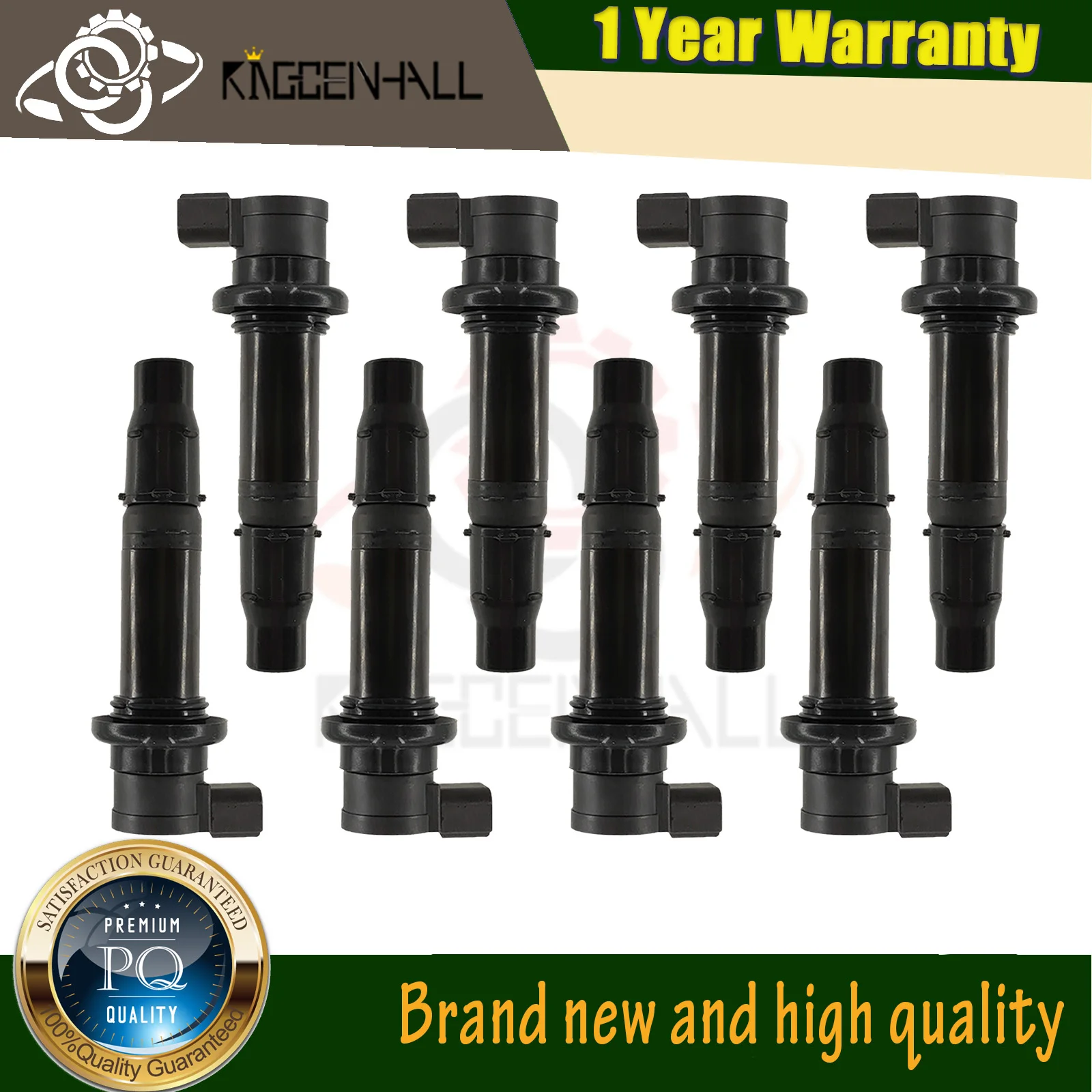 

New Car 8Pcs Ignition Coil F6T558 F6T560 01010694 Compatible With Yamaha YZF R1 R6 R6S VMX V Max R6 Coils 5VY-82310-00-00