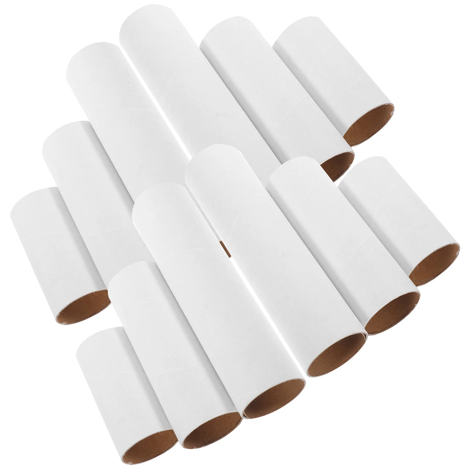 18Pcs Wind Chime Paper Tubes for DIY Craft Projects Sturdy Round Cardboard Rolls Art Classroom Kindergarten Creative Learning