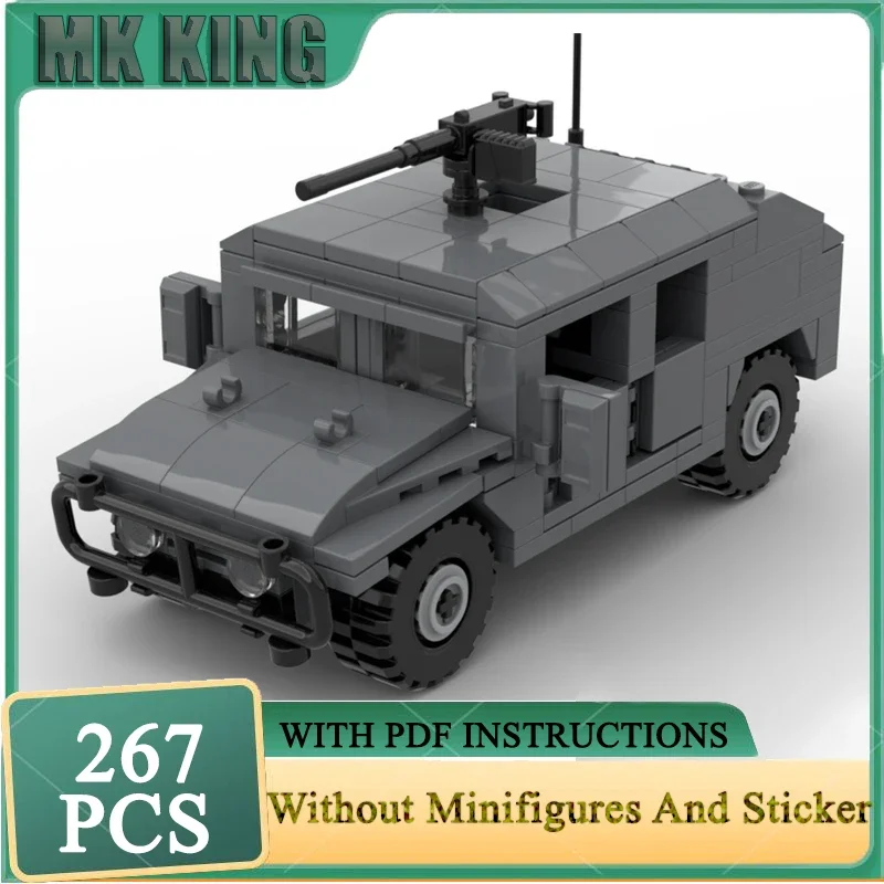 

HMMWV M1025 Model Moc Building Blocks War Series Technical Bricks DIY Assembly Military Vehicles Toy For Construction Gifts