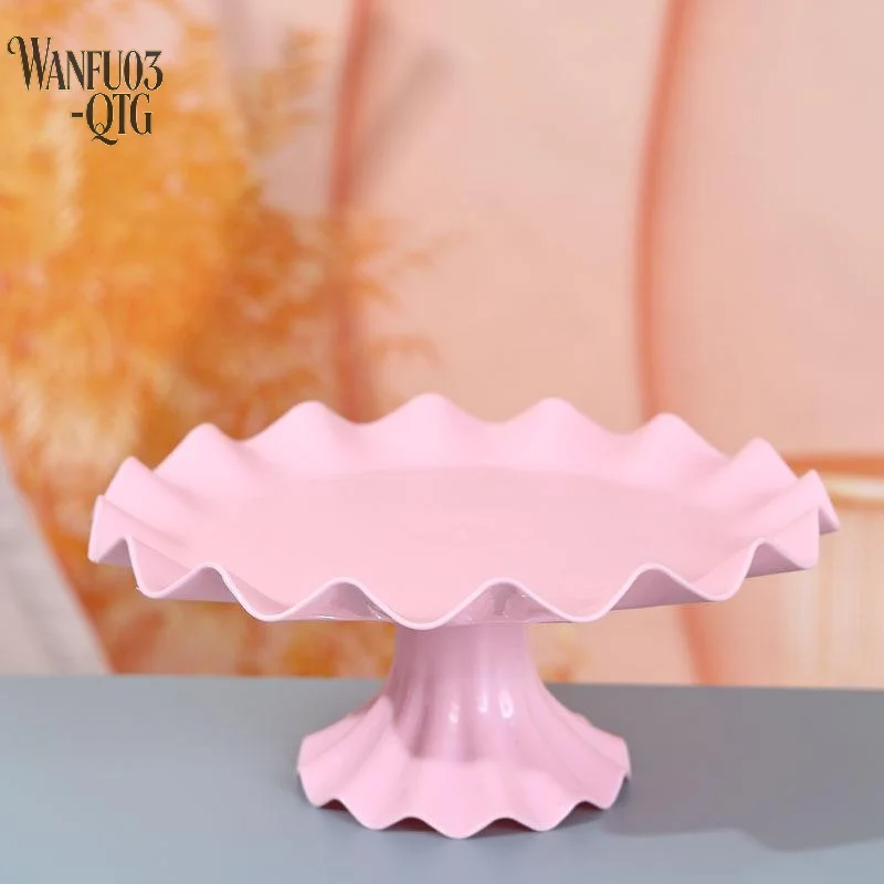 New Plastic Cake Stand Display Rack Wedding Decoration Birthday Cake Tray Dessert Cake Tools Desktop Tray For Wedding Birthday