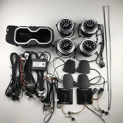 Added Led Co-pilot Atmosphere Lamp Air Vent for Jeep Wrangler JL 2018-2020 Ambient Light Turbine Outlet Front Center Console
