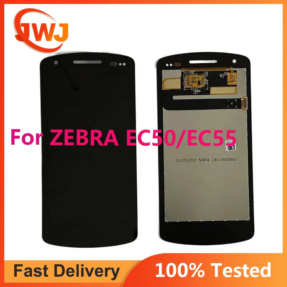 Original For ZEBRA  EC50 EC55 LCD Display Touch Screen Digitizer Assembly For ZEBRA  EC50 EC55 Lcd Sensor