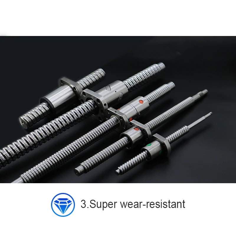 HLTNC 304 Ball Screws 16mm SFE1616  Lead Besar Manufaktur C7 Panjang Dapat Disesuaikan hingga 4000 mm Komponen Inti Nc untuk CNC