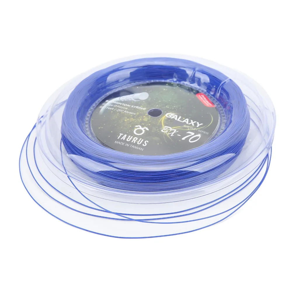 200M Badminton Racket String 0.7mm Blue Badminton Racket Line Elastic Durable Badminton Racquet Restringing