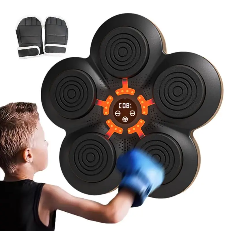 Wall Mount Music Boxer Lighting Boxing Machine Free Adjustment Workout Equipment for Solid Wood Marble and Tile Walls