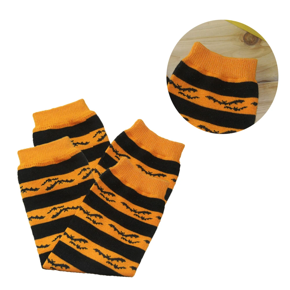 

1 Pair Bat Pattern Baby Warm Knee Socks Cotton Comfortable Protective Leg Stockings For Kids Party Birthday Gift