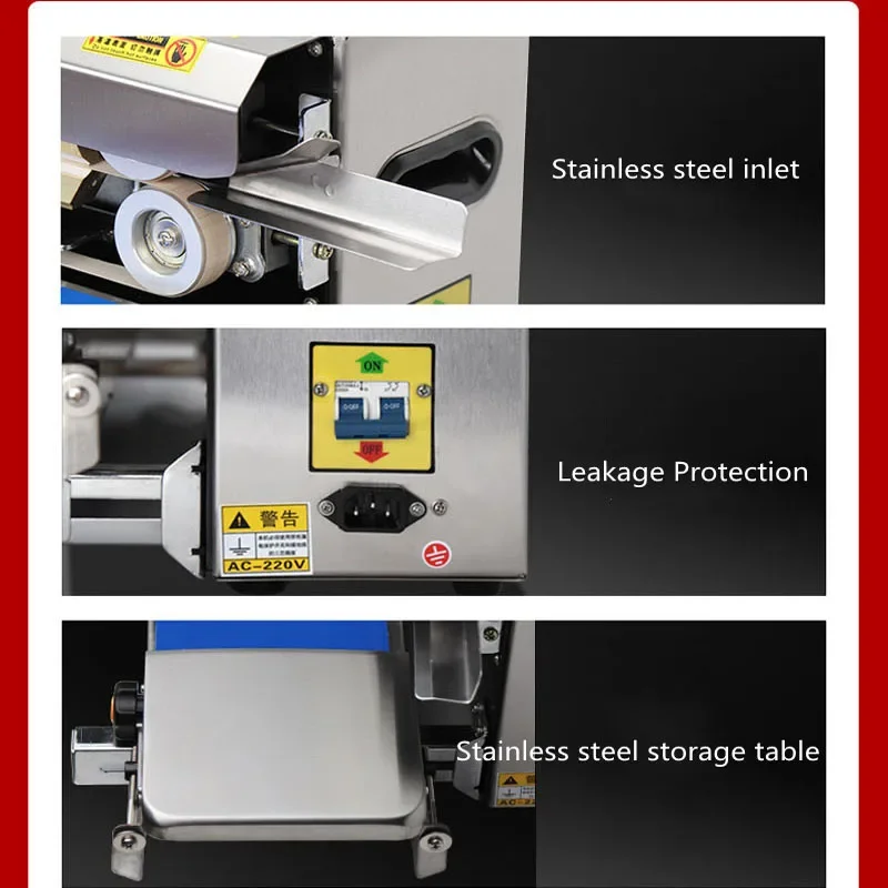 Automatic Film Sealing Machine Continuous Sealer Aluminum Foil Food Plastic Bag Sealing Machine