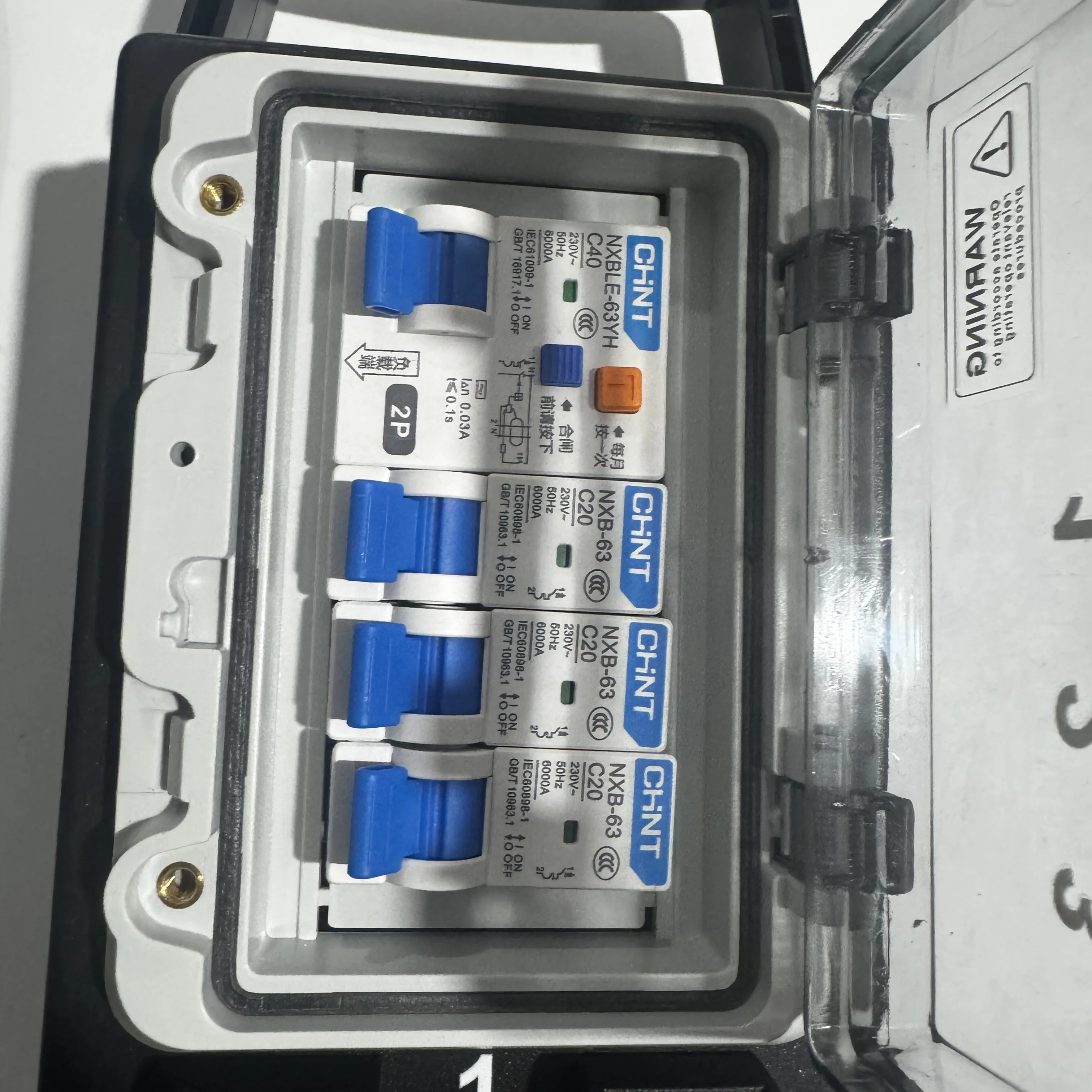 Portable 32A 3 Phase Stage Power Distribution Box with CEE Sockets for Outdoor Festival & Roadshow