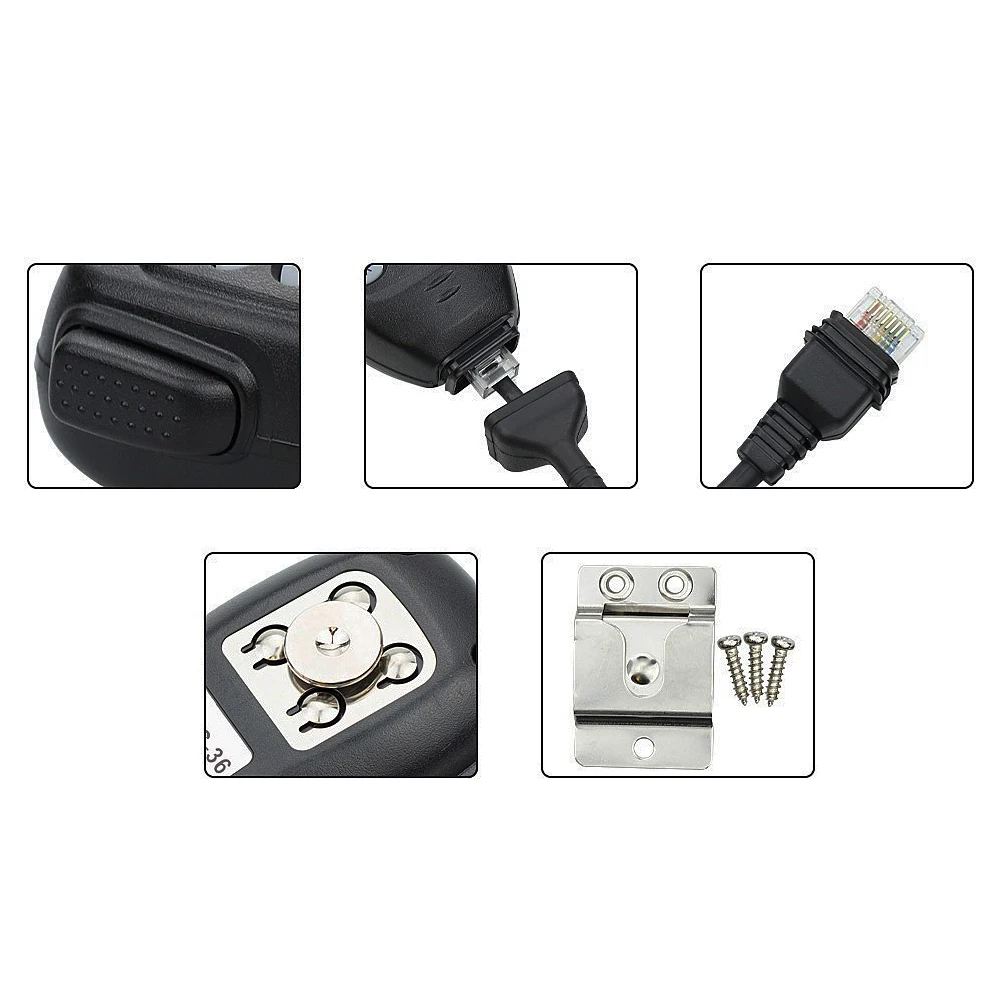 KMC-36 Speaker Microphone for KENWOOD NX700 NX720 NX820 NX900 TK-760G TK-862G TK-868 TK8180 TK880 TM-261 DTMF Mobile Radios MIC