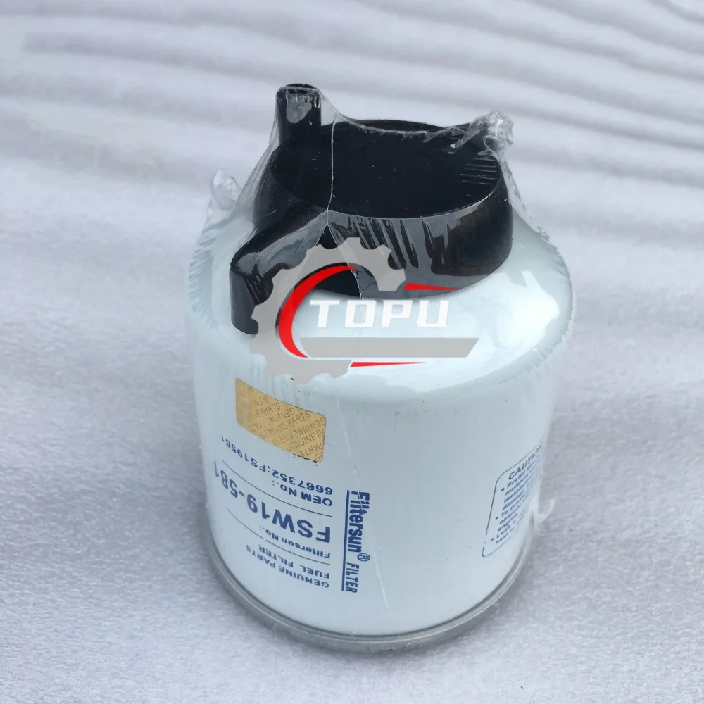 Fuel Water Separator 6667352 Fuel Filter Suitable for Bobcat Loader S160 S185 S330 S550 S650 S750