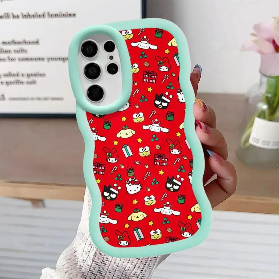 Soft Phone Cover Case for Samsung Galaxy S21 S20 FE S24 S22 Ultra S25+ S24+ S25 S23 Plus Kuromi Pochacco Melody