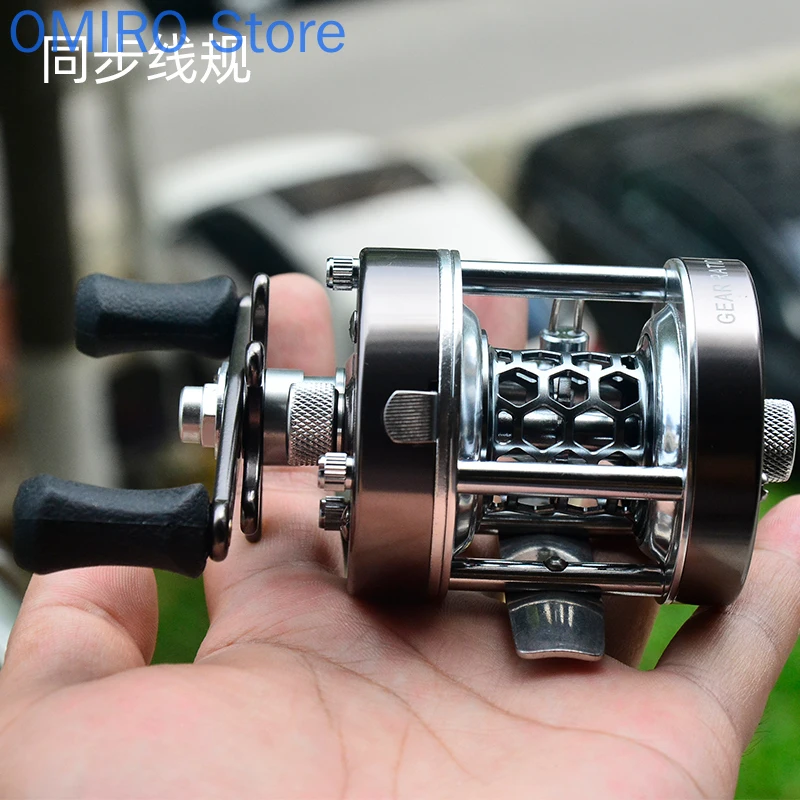 W300L All-metal Micro-object Can Be Modified Drum Wheel Luya Long-distance Caster Synchronous Wire Gauge Fishing Reel