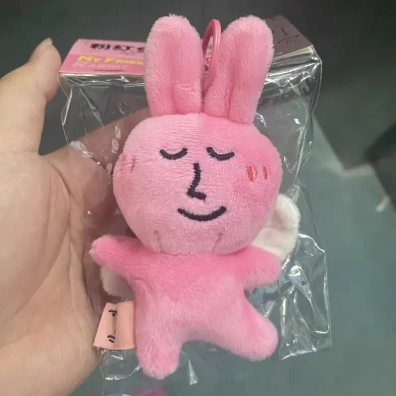 Myfriend Rabbi Plush Toy Pink Rabbit Anime Soft Puppet Pillow Fluffy Anime Juguetes Kids Funny Toys For Cute Festival Gifts