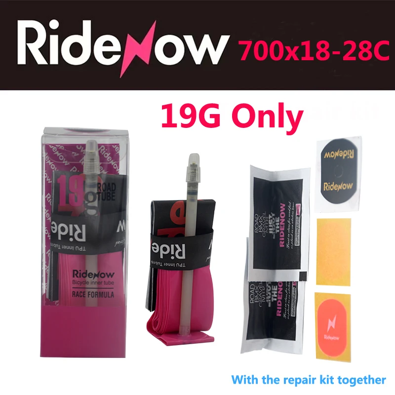 

19g Ultralight RideNow Road Bicycle Camera 700C TPU Bike Inner Tube 700x18C 23C 25C 28C 45/65/85mm French Valve pneu Aro Tyre