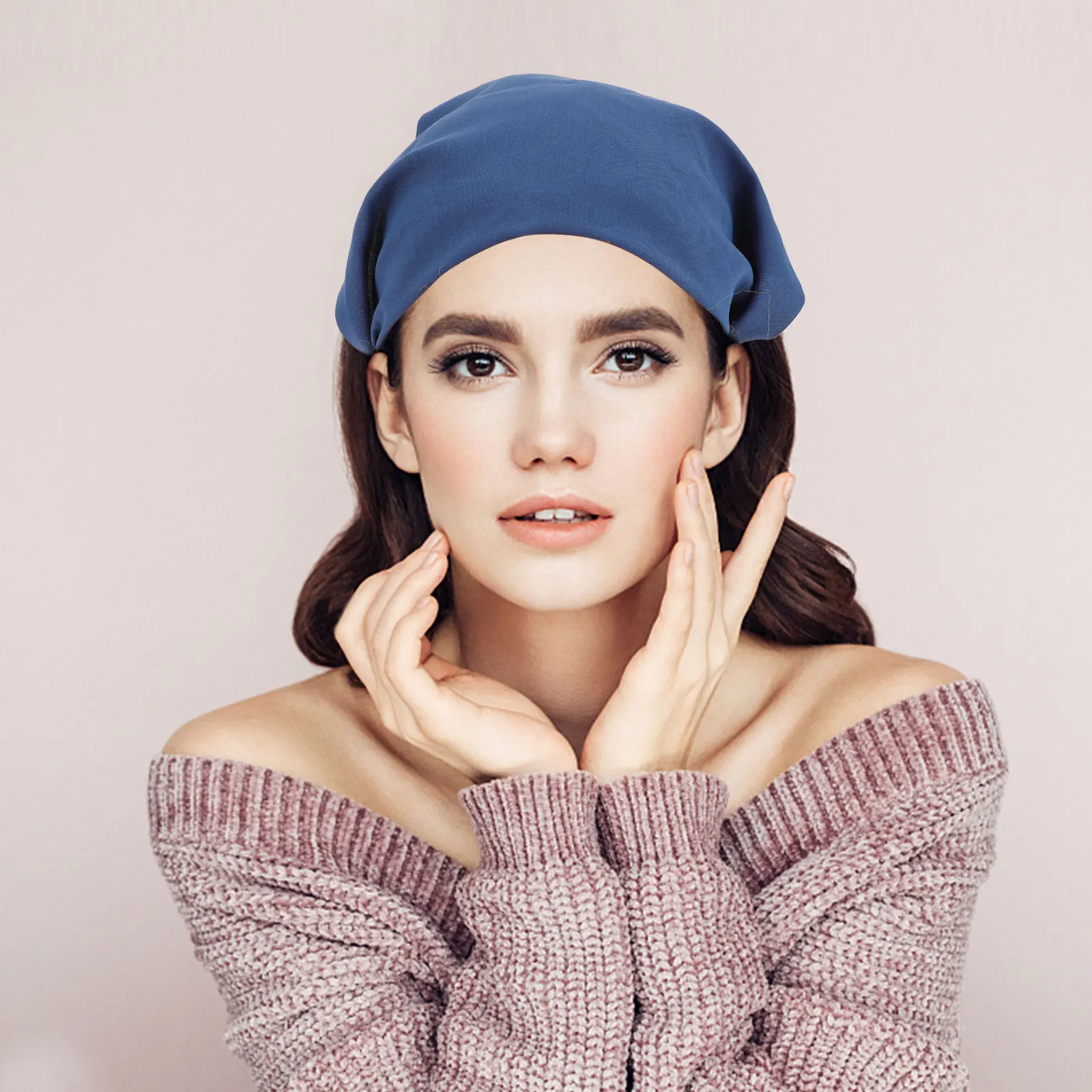 

6pcs Elastic Hair Scarves For Women Head Kerchief Headband Daily Wear Party Travel Face Washing Stylish Comfortable Hairband