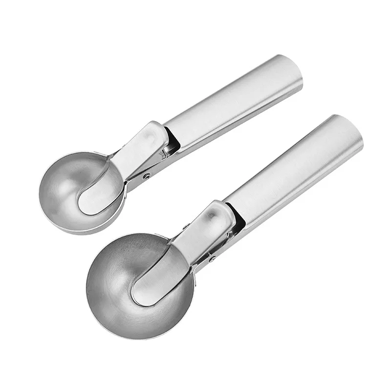 Stainless steel ice cream scoop Sanding ice cream scoop of ice cream balls, household dig fruit balls Ice cream scoop