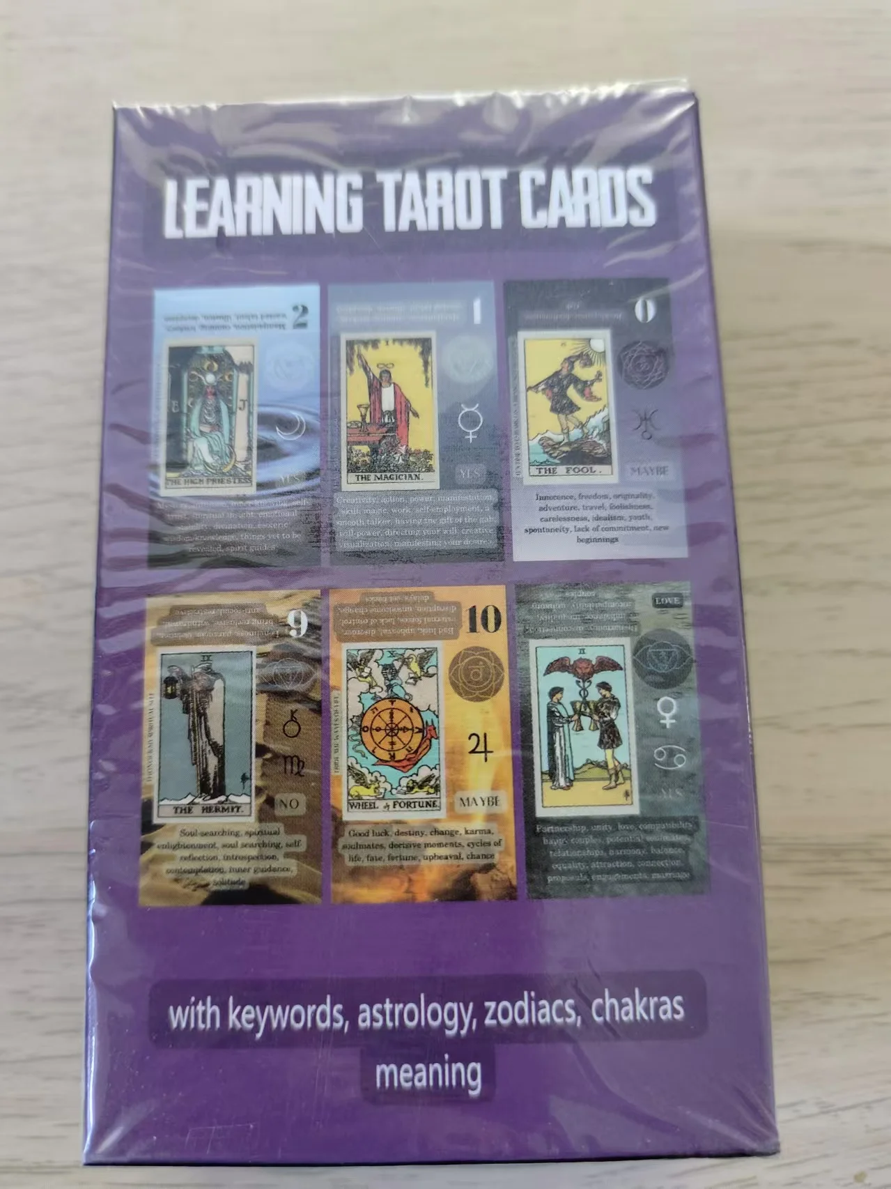 Tarot Cards for Beginners Classic Tarot Cards with Meanings on Them Tarot Cards with Guide Book for Beginners Learning Tarot