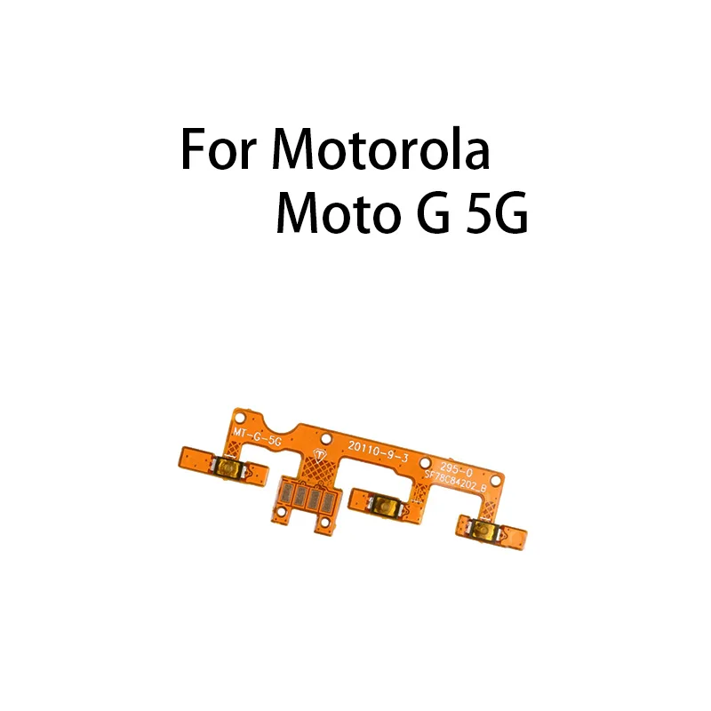 

Power ON OFF Mute Switch Control Key Volume Button Flex Cable For Motorola Moto G 5G